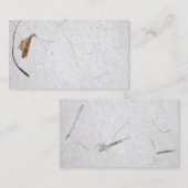 Ruwe visitekaartje van papiertextuur (Voorkant / Achterkant)