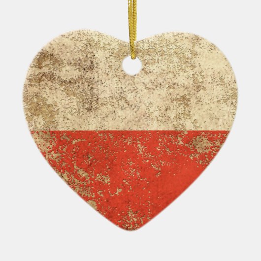 Ruwe  vlag keramisch ornament (Voorkant)