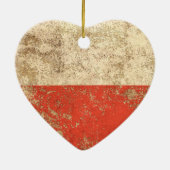 Ruwe  vlag keramisch ornament (Achterkant)