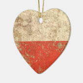 Ruwe  vlag keramisch ornament (Links)