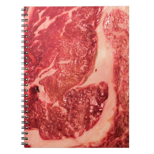 Ruwe vlees Ribeye Steak Notitieboek (Voorkant)
