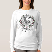Ruwe vrij Shirt Vegan (Voorkant)