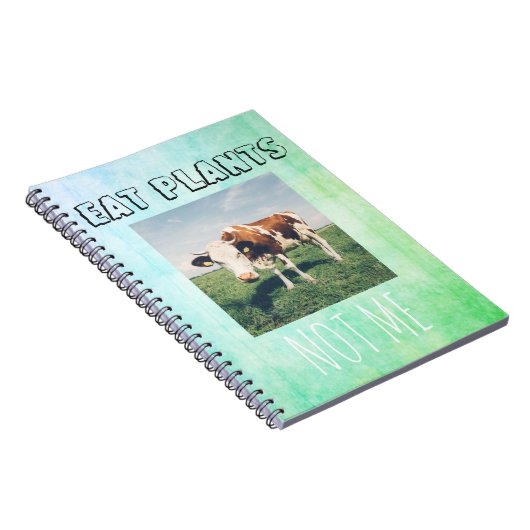 Ruwe vrije NOTEBOOK voor vegaanvegetariërs Notitieboek (Rechterzijde)