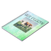 Ruwe vrije NOTEBOOK voor vegaanvegetariërs Notitieboek (Linkerzijde)