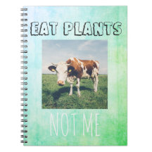 Ruwe vrije NOTEBOOK voor vegaanvegetariërs