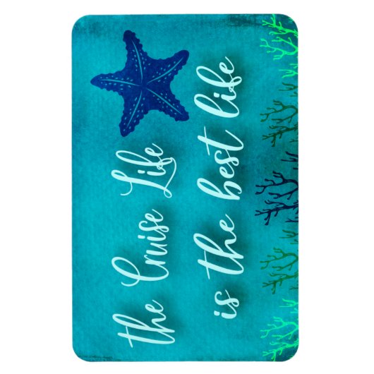 Ruwe Zee met handcabine — Deurteller Magneet (Verticaal)