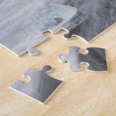Ruwe zee met ijs, IJsland Legpuzzel (Zijkant)