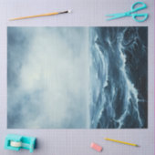 Ruwe Zee Oceaan Golven Decoupage Tissuepapier (Craft)