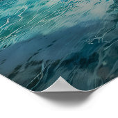 Ruwe Zeeen - Impressionisme Stijl Zeegezicht Kunst Poster (Hoek)