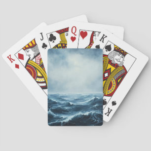 Ruwe Zeeen oceaangolven Pokerkaarten