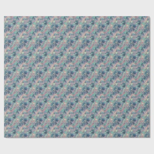 Ruwe zonneblauwe textuur cadeaupapier (Vlak)