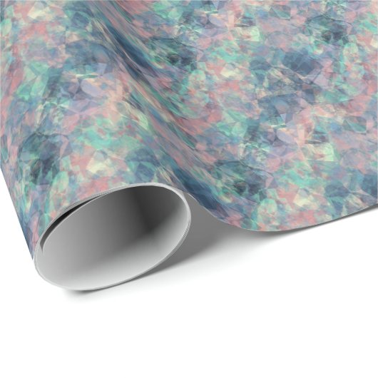 Ruwe zonneblauwe textuur cadeaupapier (Rol Hoek)