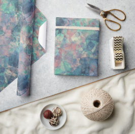 Ruwe zonneblauwe textuur cadeaupapier