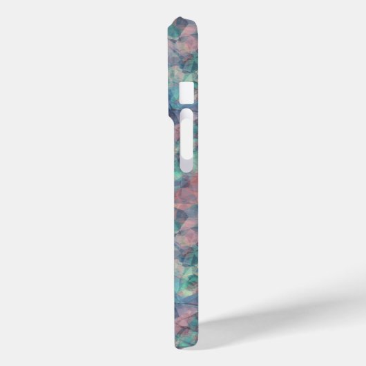 Ruwe zonneblauwe textuur Case-Mate iPhone case (Achterkant / Links)