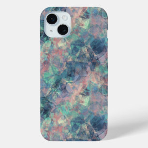 Ruwe zonneblauwe textuur iPhone 15 mini hoesje