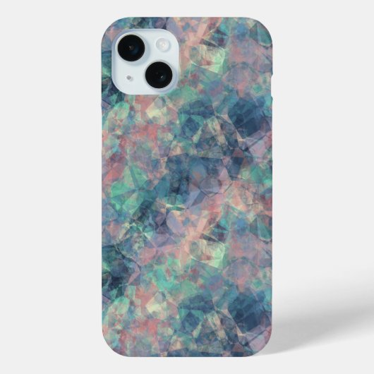 Ruwe zonneblauwe textuur Case-Mate iPhone case (Achterkant)
