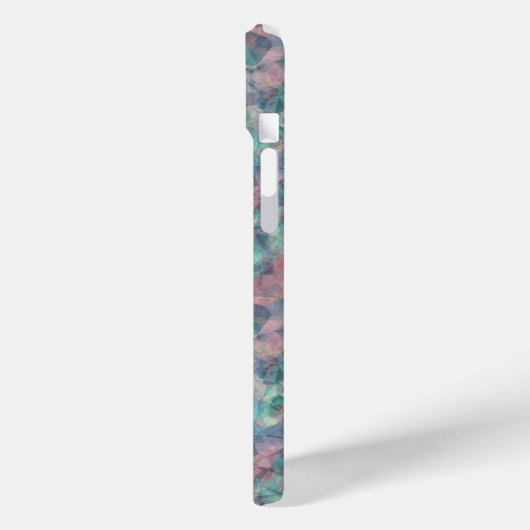 Ruwe zonneblauwe textuur Case-Mate iPhone case (Achterkant / Links)