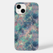 Ruwe zonneblauwe textuur Case-Mate iPhone case (Achterkant)