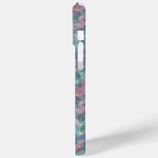 Ruwe zonneblauwe textuur Case-Mate iPhone case (Achterkant / Links)