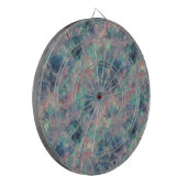 Ruwe zonneblauwe textuur dartbord (Voorkant Links)