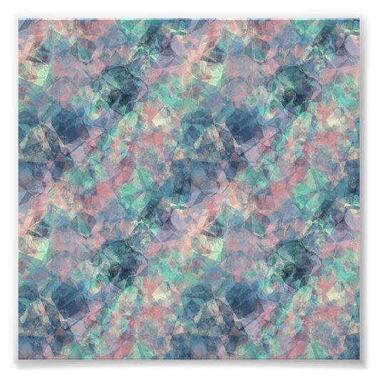 Ruwe zonneblauwe textuur foto afdruk (Voorkant)