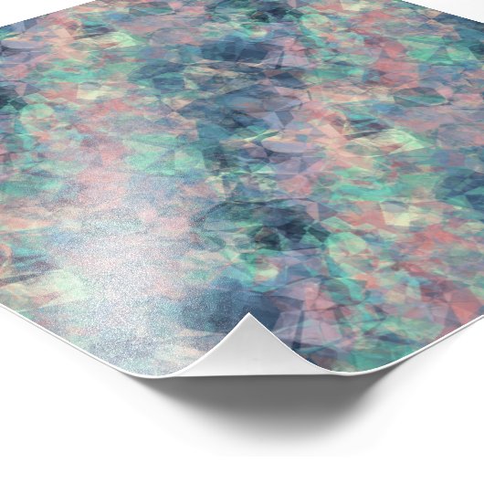 Ruwe zonneblauwe textuur foto afdruk (Hoek)