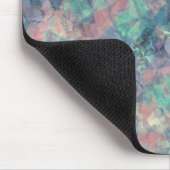 Ruwe zonneblauwe textuur muismat (Hoek)