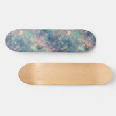 Ruwe zonneblauwe textuur skateboard (Horizontaal)