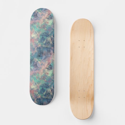 Ruwe zonneblauwe textuur skateboard (Voorkant)