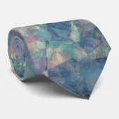 Ruwe zonneblauwe textuur stropdas (Opgerold)