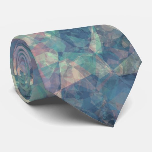 Ruwe zonneblauwe textuur stropdas (Opgerold)