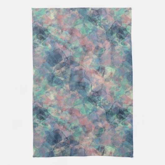 Ruwe zonneblauwe textuur theedoek (Verticaal)