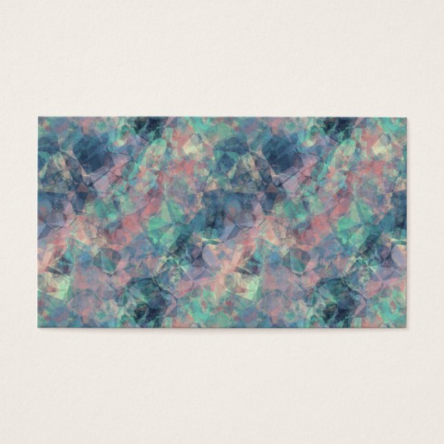 Ruwe zonneblauwe textuur visitekaartje (Voorkant)