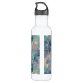 Ruwe zonneblauwe textuur waterfles (Achterkant)