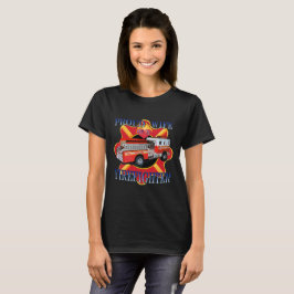 Ruwelijk vrouw van brandweerman t-shirt