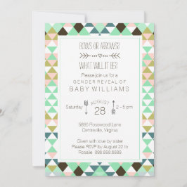 Ruwen en pijlen Baby Kaart