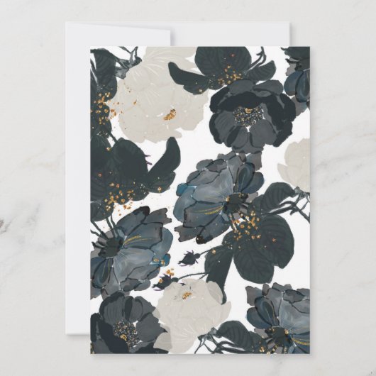 Ruwen rond zwart en wit kaart (Achterkant)