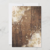 Ruwen voordat Baby Baby shower verschuldigd is Kaart (Achterkant)