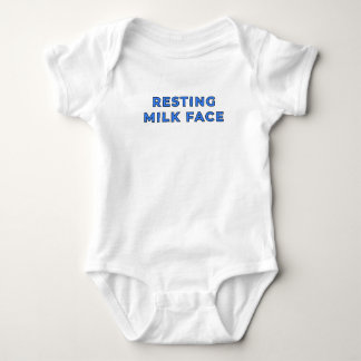 Ruwende Melk Gezicht - Blauw Romper