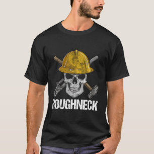 Ruwhals schedel Olieveld Arbeider Olieveld Rig Dri T-shirt