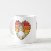 Ruwharige Collie Koffiemok (Voorkant links)