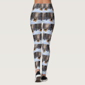 Ruwharige Collie Let It Snow Kerstmis Leggings (Achterkant)