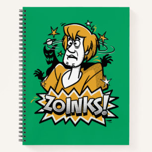 Ruwharige "Zoinks!" Halftone Grafisch Notitieboek