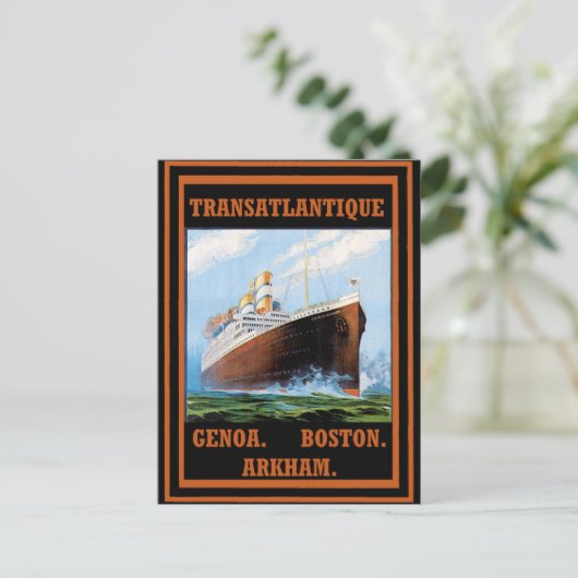 Ruwlijnen van het vloerbedekking: Arkham Briefkaart (Staand voorkant)