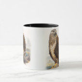 Ruwpotige schimmelvogels in Groot-Brittannië Mok (Midden)