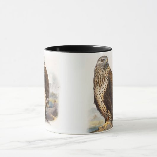 Ruwpotige schimmelvogels in Groot-Brittannië Mok (Midden)