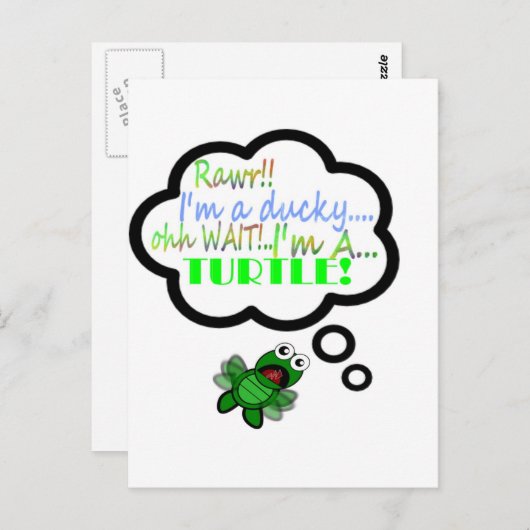 RUWR!<3 BRIEFKAART (Voorkant / Achterkant)