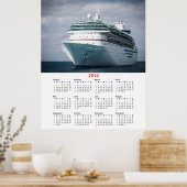 Ruwschip Luxury Ocean Liner 2014 Poster (Keuken)
