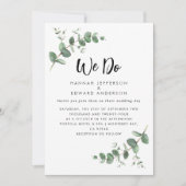 Ruwweg Eucalyptus botanische moderne Kaart (Voorkant)