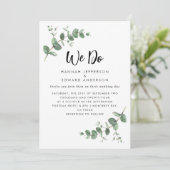 Ruwweg Eucalyptus botanische moderne Kaart (Staand voorkant)